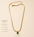 Emerald Elegance Pendant Necklace